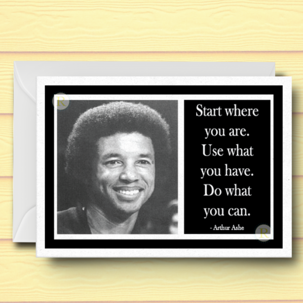 Arthur Ashe Card